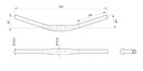 SCHINDELHAUER MOON HANDLEBAR 560 MM