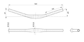 SCHINDELHAUER MOON HANDLEBAR 560 MM