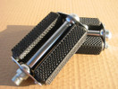 BLOCK PEDALS FINE DIAMOND CUT, NO REFLECTORS, 9/16