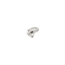 SEATPOST CLAMP 28.6MM W/RACK MOUNT SILVER