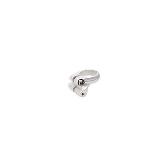 SEATPOST CLAMP 28.6MM W/RACK MOUNT SILVER