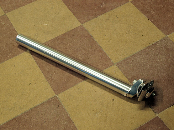 SEATPOST 25.0/400 MM BRIGHT ALUMINUM