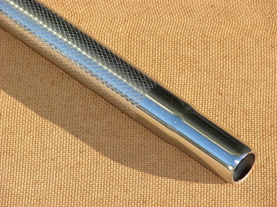 SEATPOST 25.0/400 MM ENGRAVED CHROME