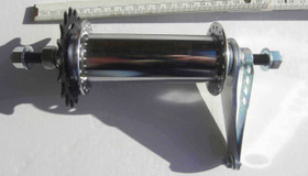 WIDE COASTER HUB 170 MM CHROME 36H