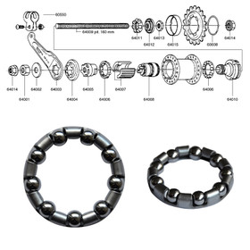 SHIMANO SINGLE SPEED INNER BEARING (64006)