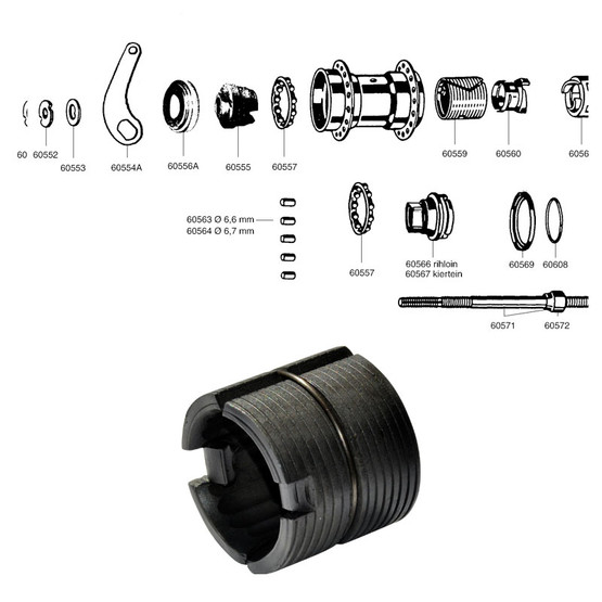 BRAKE SHOE, STEEL FAVORIT SINGLE SPEED