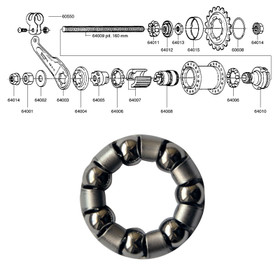SHIMANO SINGLE SPEED HUB DRIVE SIDE BEARING