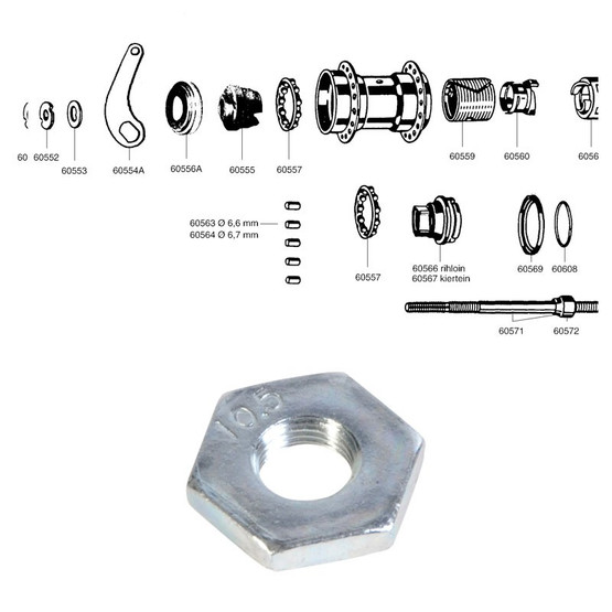 LOCK NUT FAVORIT 1-V