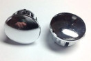 END CAP CHROME PLASTIC PAIR
