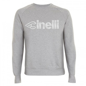 CINELLI REFLECTIVE CREW NECK SWEATSHIRT GREY L