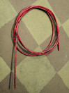 OUTER CABLE HOUSING RED GLITTER 2.5M X 5MM