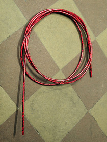 OUTER CABLE HOUSING RED GLITTER 2.5M X 5MM