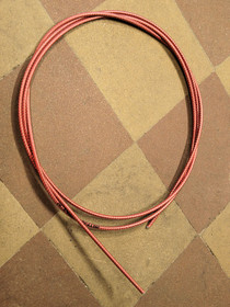 OUTER CABLE HOUSING RED METALLIC 2.5M X 5MM