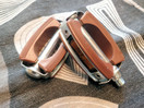 BLOCK PEDALS BROWN 9/16