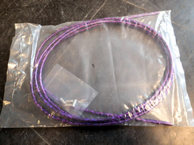 OUTER CABLE HOUSING PURPLE GLITTER 2.5M X 5MM
