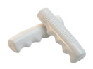 RUBBER GRIPS 117 MM WHITE