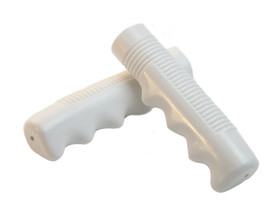 RUBBER GRIPS 117 MM WHITE