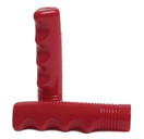 RUBBER GRIPS 117 MM RED