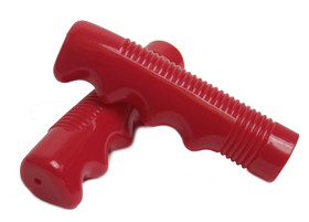 RUBBER GRIPS 117 MM RED