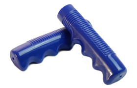 RUBBER GRIPS 117 MM BLUE