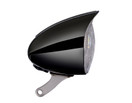 HEADLIGHT RETRO LED 70 MM BLACK FOR DYNAMO HUB