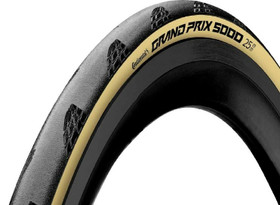 CONTINENTAL GRAND PRIX 5000 700X28C 28-622 BLACK/CREAM FOLDABLE