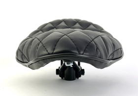 BOARD TRACKER SADDLE BLACK W/DIAMOND SEAMS