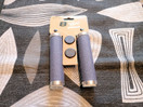 DONUT LOCKING GRIPS, BLUE JEANS 130/130 MM