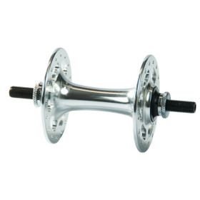 FRONT HUB BITEX ALUMINIUM, HIGH FLANGE 32H SILVER