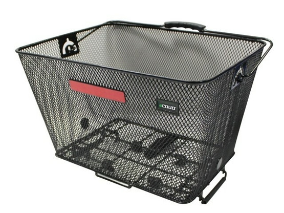 STEEL MESH REAR BASKET CAVO, QUICK LOCK, BLACK