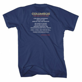 COLUMBUS CENTO SOUL T-SHIRT BLUE L