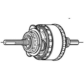 SHIMANO NEXUS 8 INTERNAL ASSEMBLY SG8R31/30 184 MM