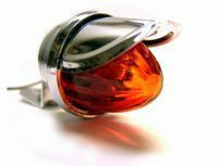 346 BABY BEE LED CHROME RED