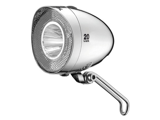 HEADLIGHT RETRO LED 70 MM CL-F20 CHROME