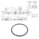 SHIMANO ALFINE 8 COASTER BRAKE HUB DRIVE SIDE BEARING