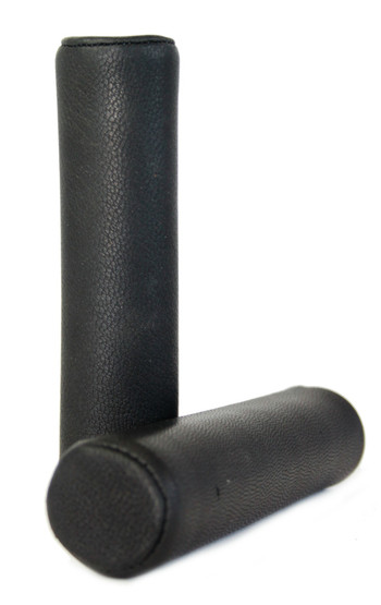 LEATHER GRIPS 130 MM BLACK