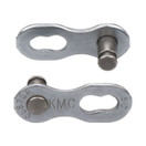 CHAIN CONNECTOR KMC MISSING LINK 7/8R SILVER EPT, 3/32