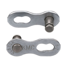 CHAIN CONNECTOR KMC MISSING LINK 7/8R SILVER EPT, 3/32