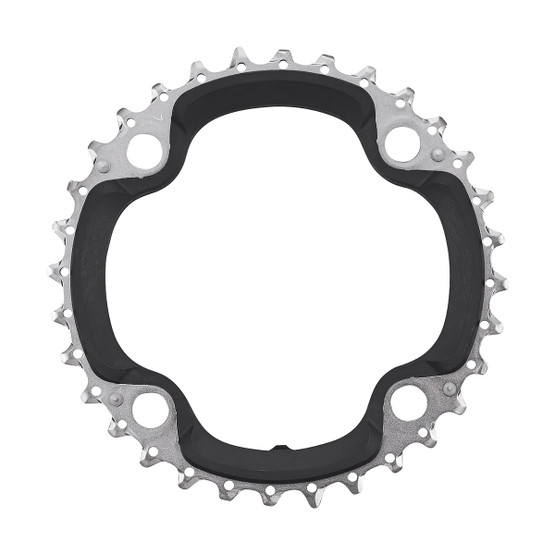 CHAINRING 32T 104BCD 4 BOLTS BLACK 9 SPEED
