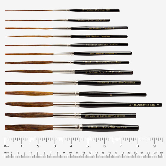 HANDOVER OX HAIR MIX COACHLINER #0 BRUSH