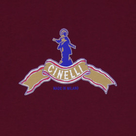 CINELLI MADONNINA T-SHIRT BURGUNDY M
