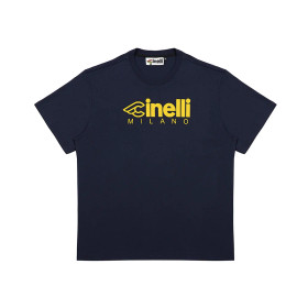 CINELLI MILANO T-SHIRT NAVY BLUE L