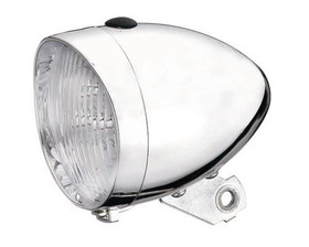 HEADLIGHT CLASSIC LED 70 MM CHROME