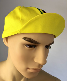 CAP YELLOW WITH STRIPES