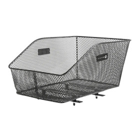 M-WAVE STEEL MESH REAR BASKET BLACK