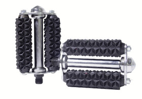 BLOCK PEDALS COARSE DIAMOND CUT, NO REFLECTORS, 9/16