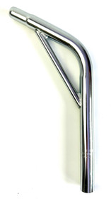 SEATPOST 25.4/360 MM LAYBACK CHROME