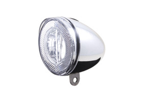 HEADLIGHT SPANNINGA SWINGO CHROME FOR DYNAMO HUB