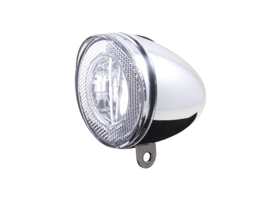 HEADLIGHT SPANNINGA SWINGO CHROME FOR DYNAMO HUB