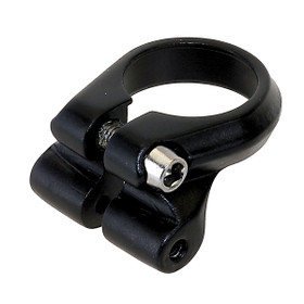 SEATPOST CLAMP 31.8MM W/RACK MOUNT BLACK